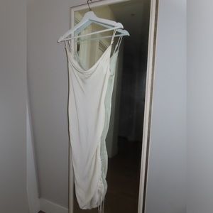 Free People Silk Creme Dress